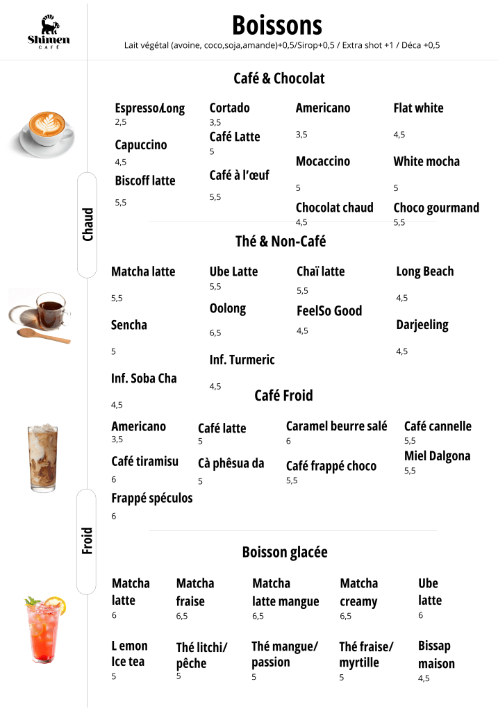 Coffee shop Suresnes Shimen café